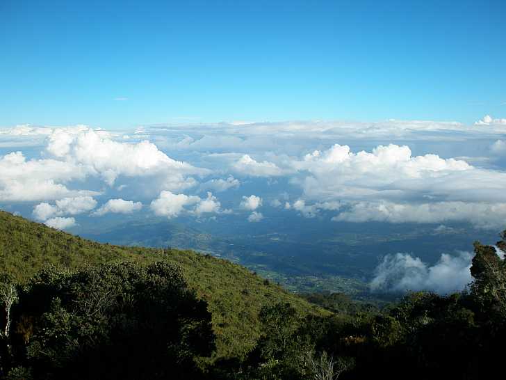 Above the clouds at Volcan Turrialba