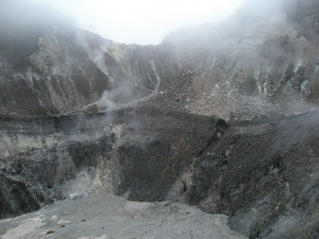 View of the main crater