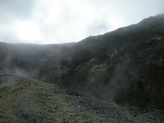 Typical moon scenery found at volcanoes.